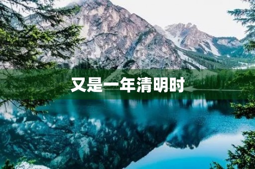 又是一年清明时 又是一年清明时
