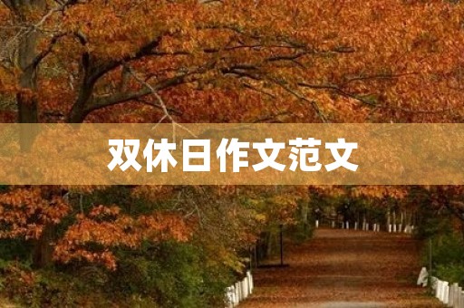 双休日作文范文