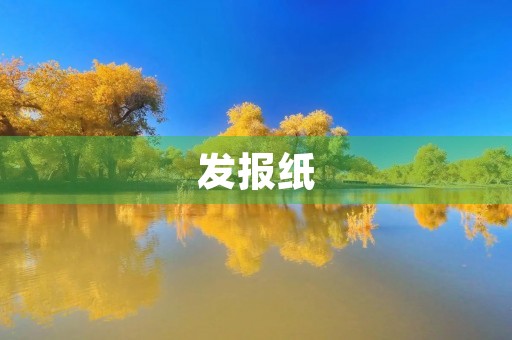 发报纸