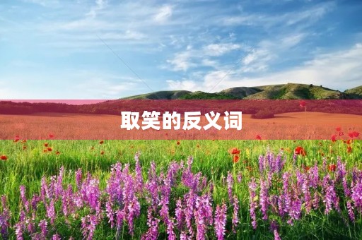 取笑的反义词(取笑的反义词) 取笑的反义词(取笑的反义词)
