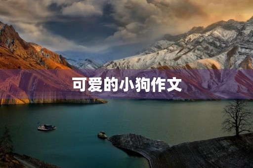 可爱的小狗作文 可爱的小狗作文