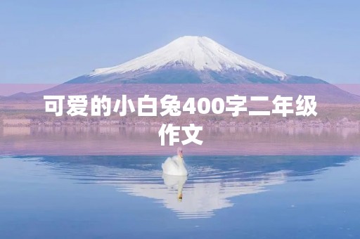 可爱的小白兔400字二年级作文