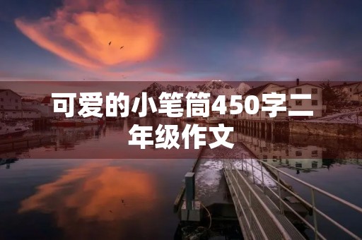 可爱的小笔筒450字二年级作文