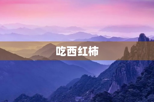吃西红柿