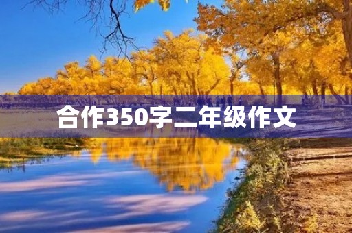 合作350字二年级作文