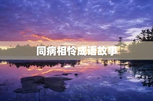 同病相怜成语故事 同病相怜成语故事