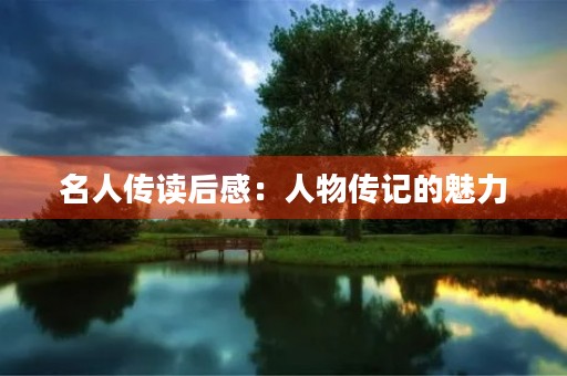名人传读后感：人物传记的魅力