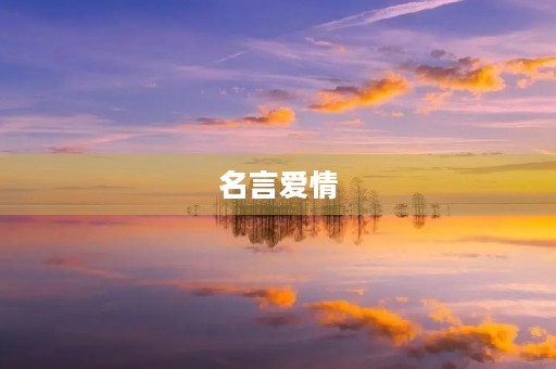 名言爱情,名言爱情句子 名言爱情,名言爱情句子