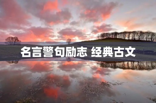 名言警句励志 经典古文，名言警句励志 经典古文,描写书