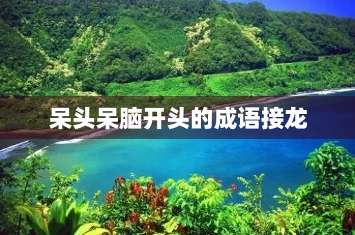呆头呆脑开头的成语接龙 呆头呆脑开头的成语接龙