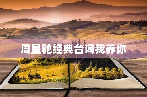 周星驰经典台词我养你,周星驰经典台词我养你啊下一句 周星驰经典台词我养你,周星驰经典台词我养你啊下一句