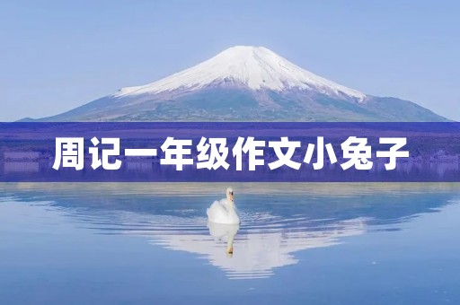 周记一年级作文小兔子