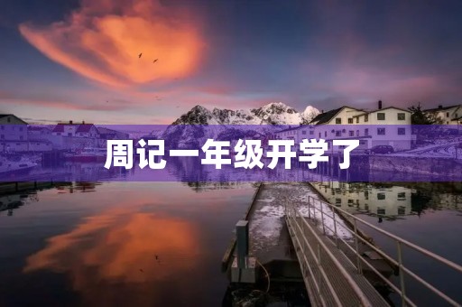 周记一年级开学了