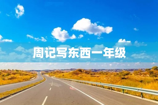周记写东西一年级