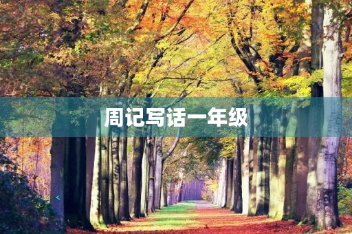 周记写话一年级