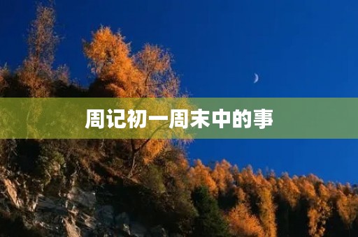 周记初一周末中的事 周记初一周末中的事