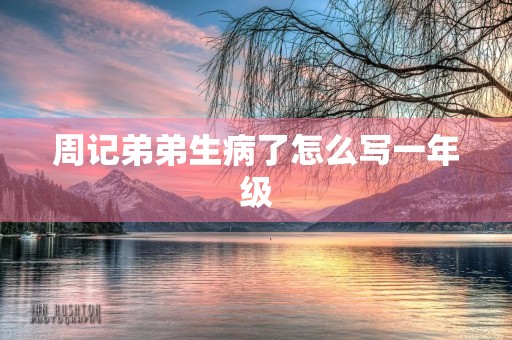 周记弟弟生病了怎么写一年级