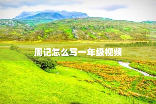 周记怎么写一年级视频 周记怎么写一年级视频