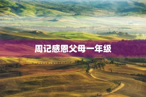 周记感恩父母一年级