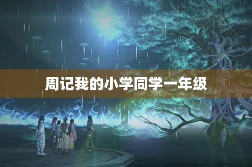 周记我的小学同学一年级