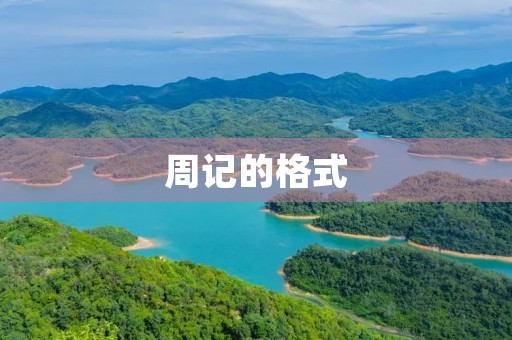 周记的格式