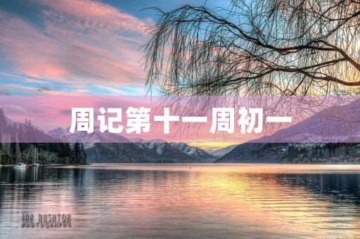 周记第十一周初一 周记第十一周初一