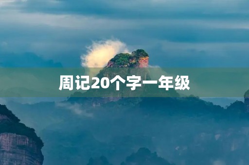 周记20个字一年级