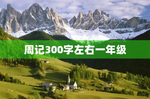 周记300字左右一年级