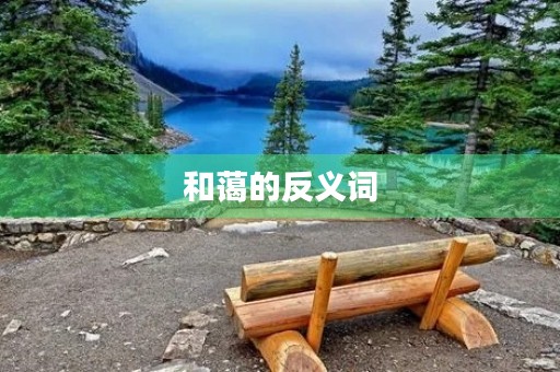 和蔼的反义词(和蔼的反义词)
