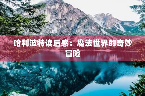 哈利波特读后感:魔法世界的奇妙冒险 哈利波特读后感:魔法世界的奇妙冒险