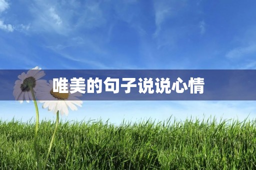 唯美的句子说说心情,伤感唯美的句子说说心情 唯美的句子说说心情,伤感唯美的句子说说心情