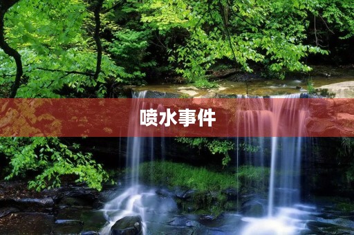 喷水事件 喷水事件