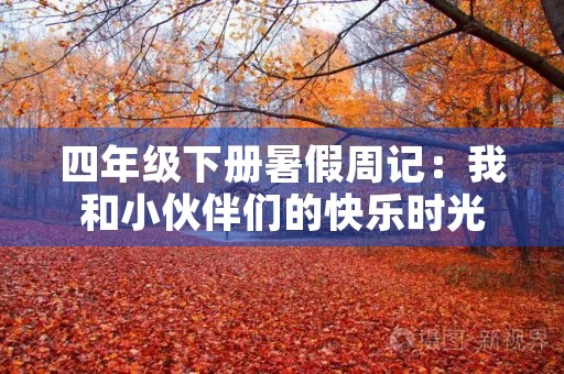 四年级下册暑假周记:我和小伙伴们的快乐时光 四年级下册暑假周记:我和小伙伴们的快乐时光