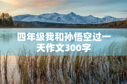 四年级我和孙悟空过一天作文300字 四年级我和孙悟空过一天作文300字