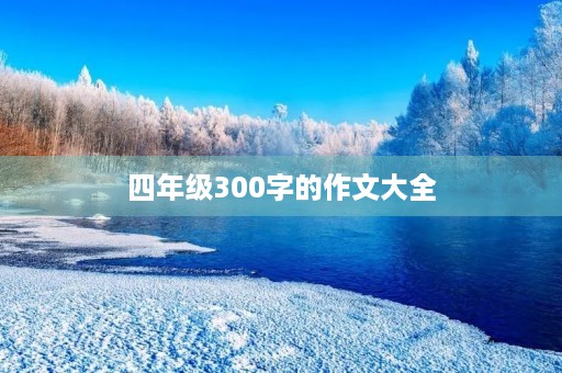 四年级300字的作文大全