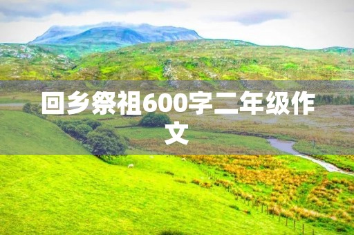 回乡祭祖600字二年级作文