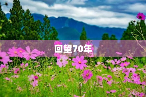 回望70年，我们的成就与展望