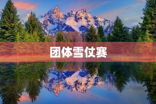 团体雪仗赛