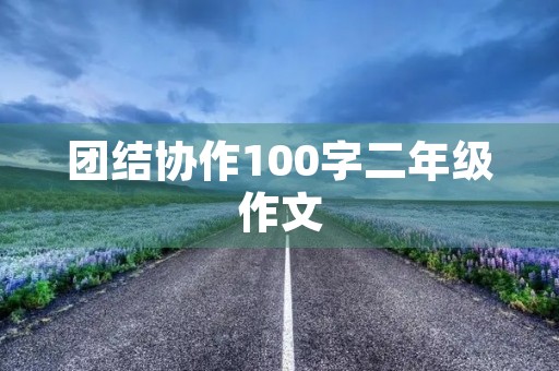 团结协作100字二年级作文 团结协作100字二年级作文