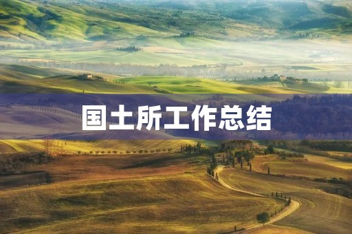 国土所工作总结(国土资源所个人工作总结精选) 国土所工作总结(国土资源所个人工作总结精选)