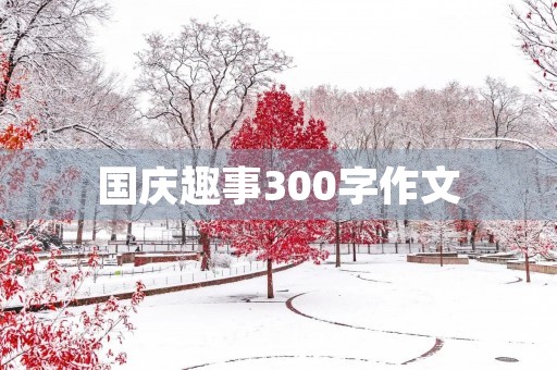 国庆趣事300字作文