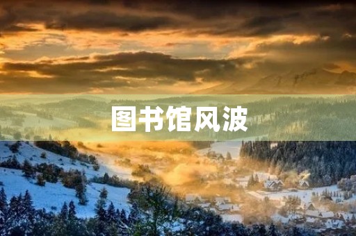 图书馆风波 图书馆风波