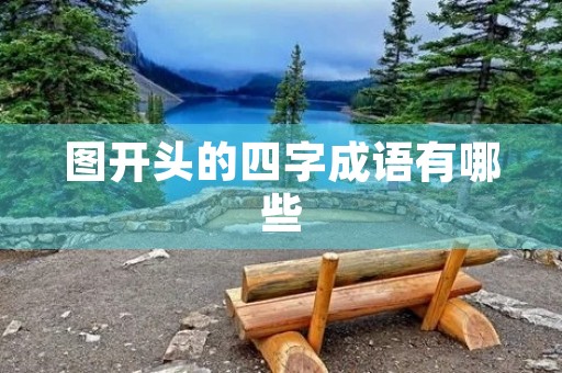 图开头的四字成语有哪些