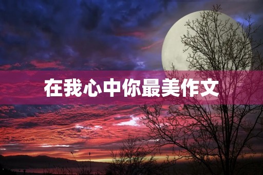 在我心中你最美作文 在我心中你最美作文