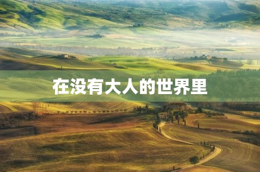 在没有大人的世界里 在没有大人的世界里