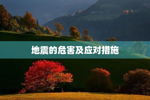 地震的危害及应对措施