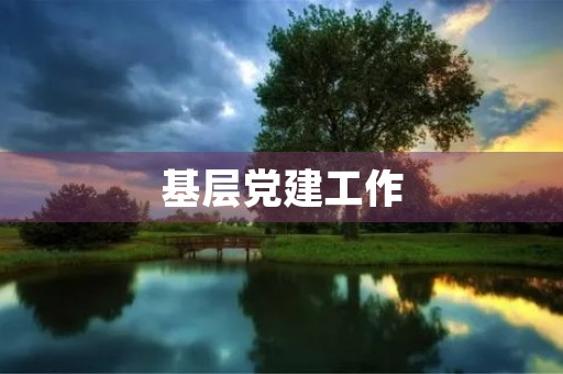 基层党建工作，基层党建工作内容是什么