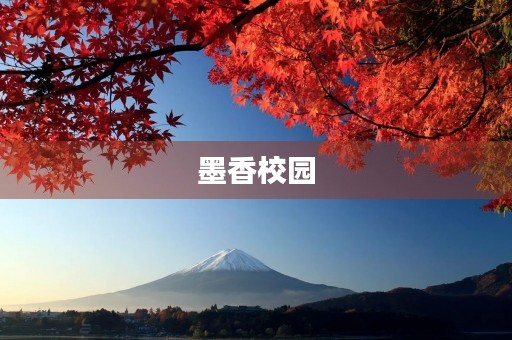 墨香校园 墨香校园
