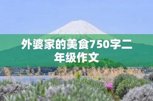 外婆家的美食750字二年级作文