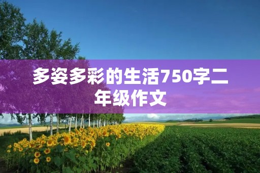 多姿多彩的生活750字二年级作文